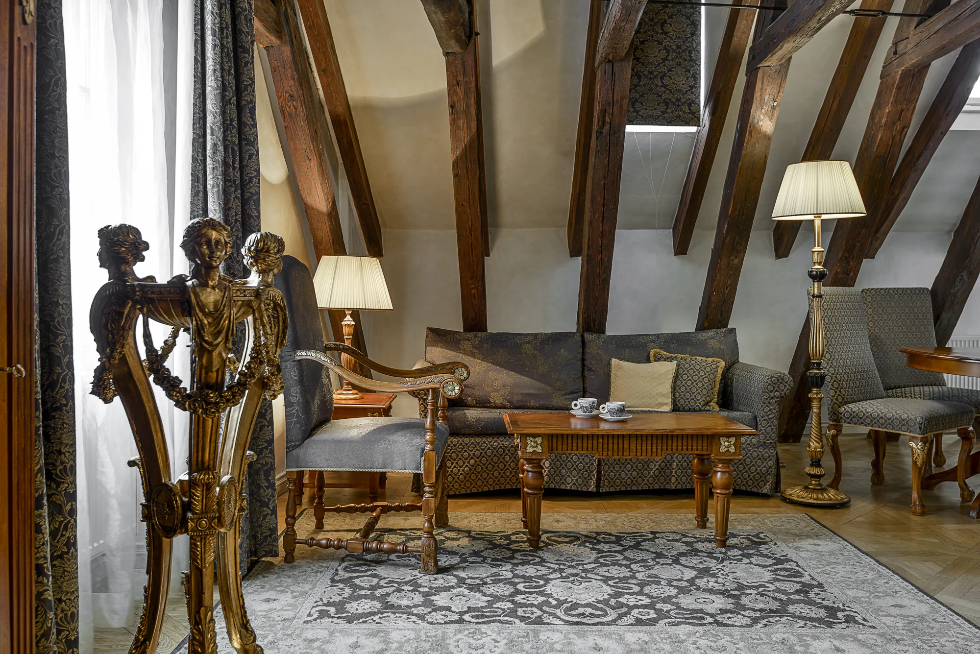 Suite s výhledem na město v Boutique Hotel Bijou de Prague